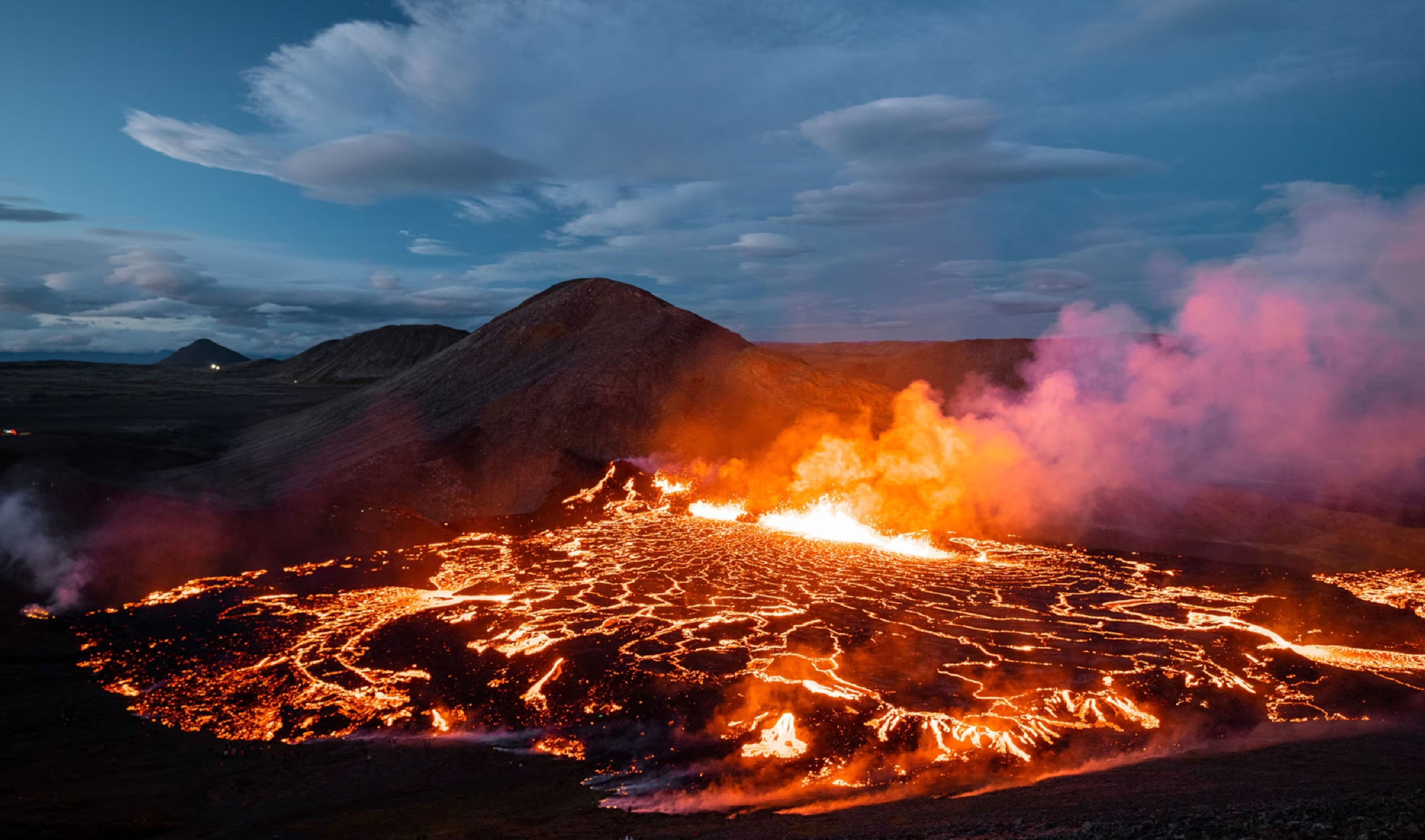 Sundhnukagigar Volcano in southwestern Iceland erupted for the fifth time since December 2023