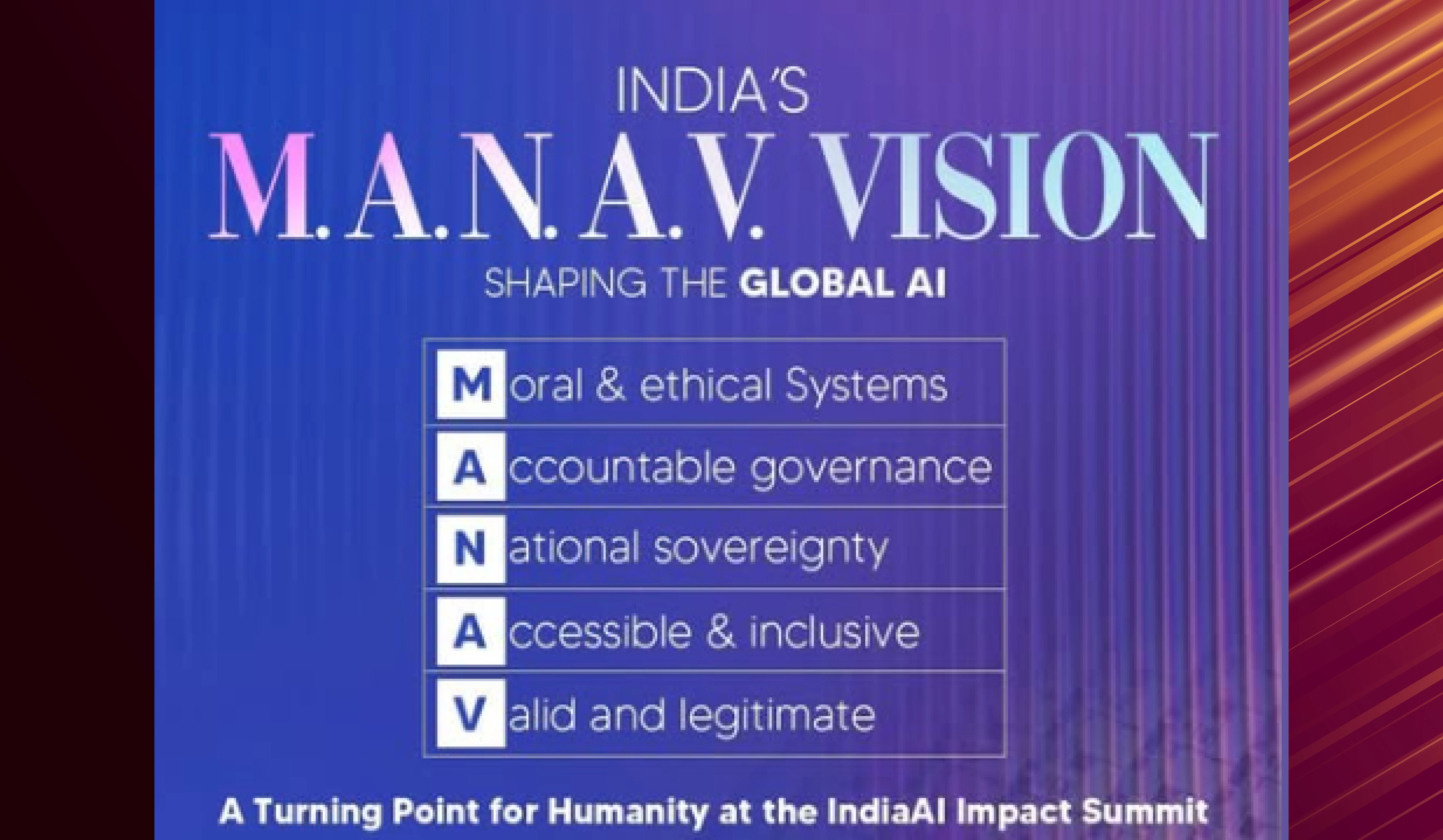 M.A.N.A.V. Roadmap in AI