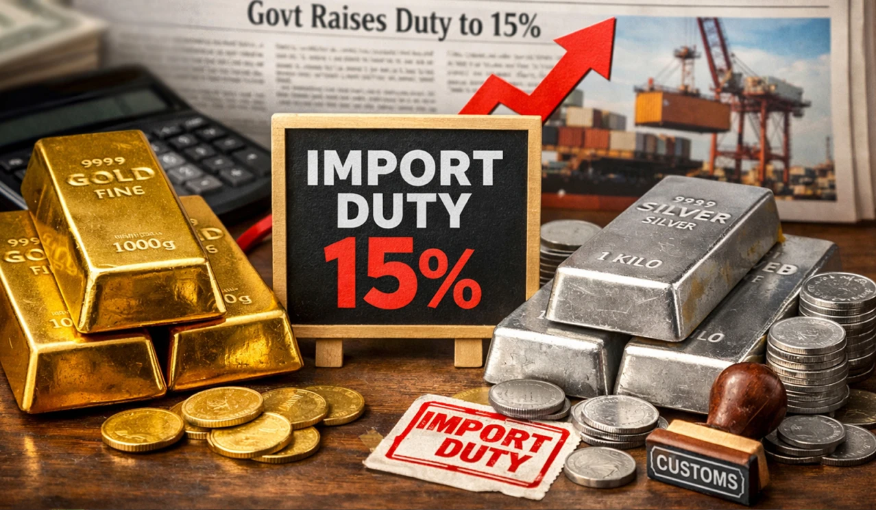 Import duty hike on gold and Silver