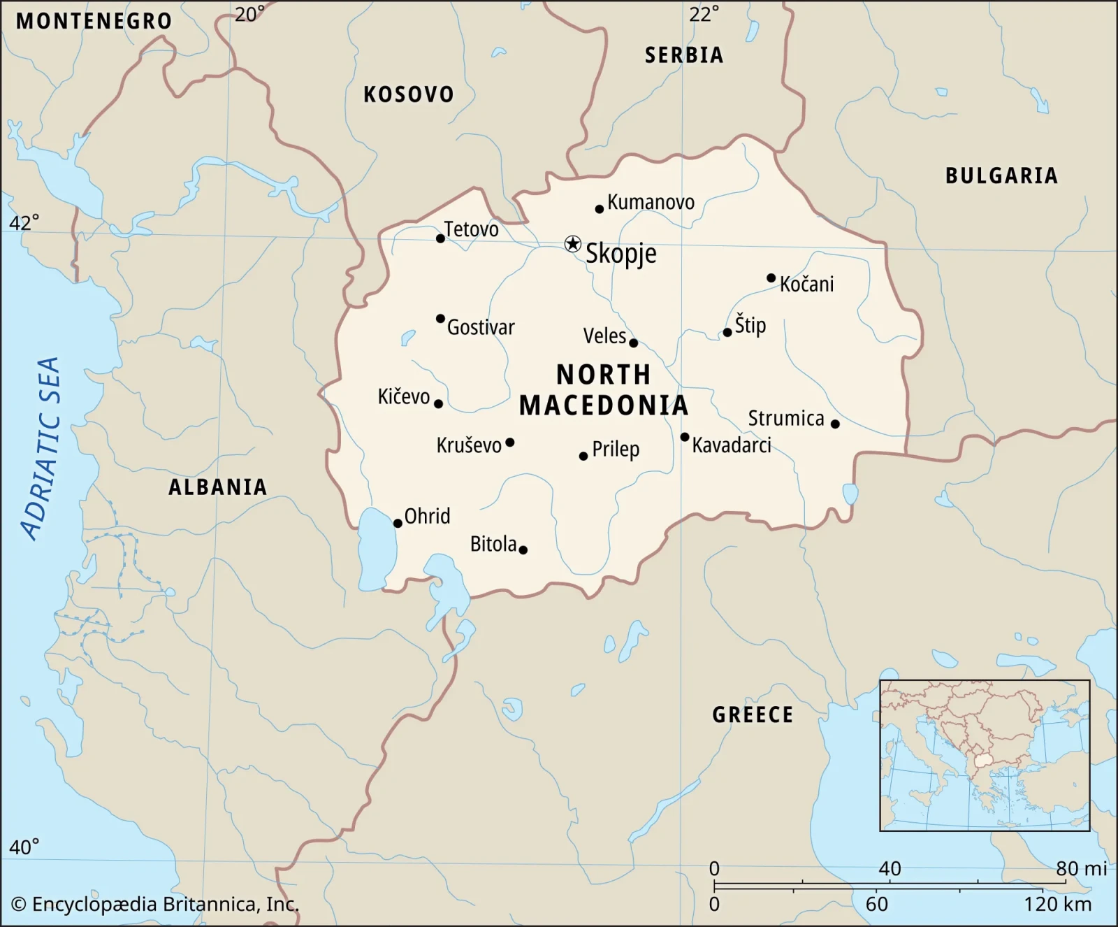 Places in News: North Macedonia