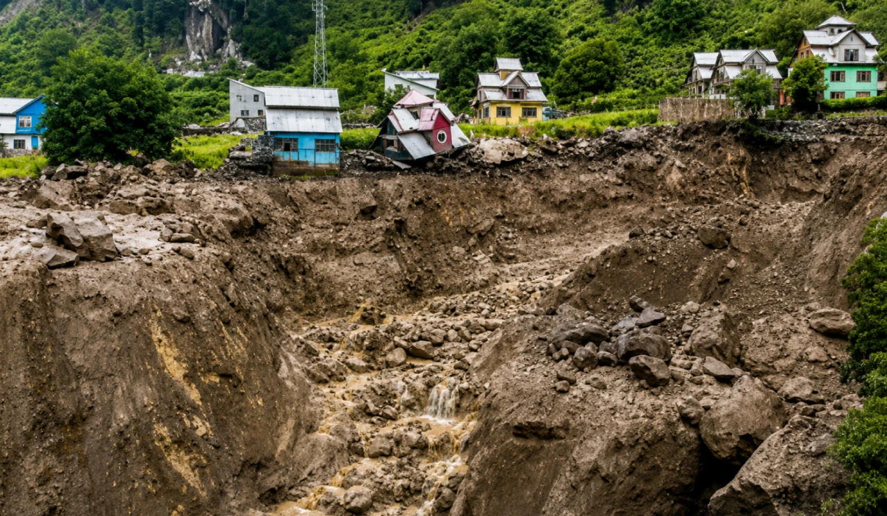 Cloud Burst in Jammu and Kashmir