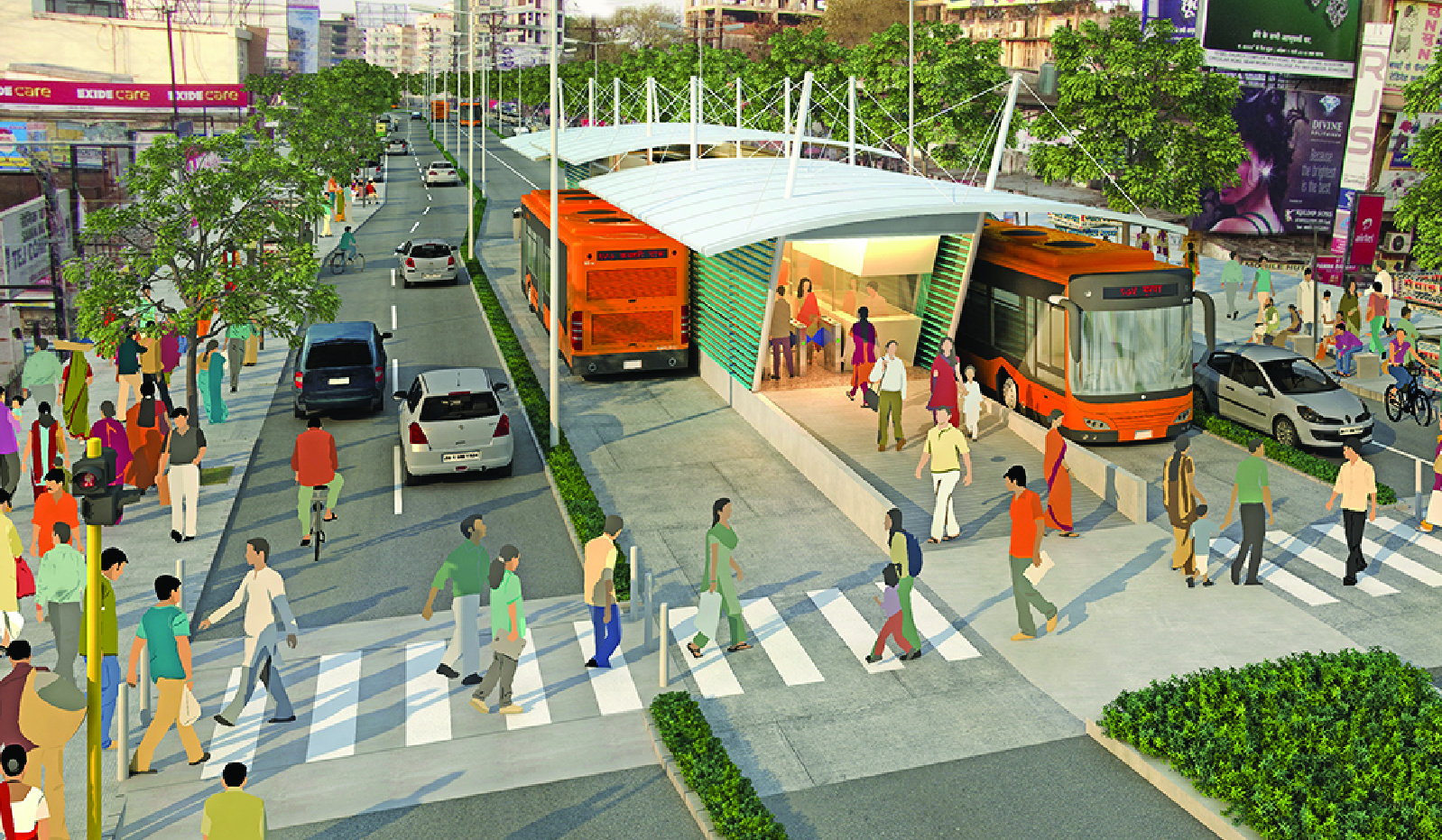 Transit Oriented Development Plan for large cities