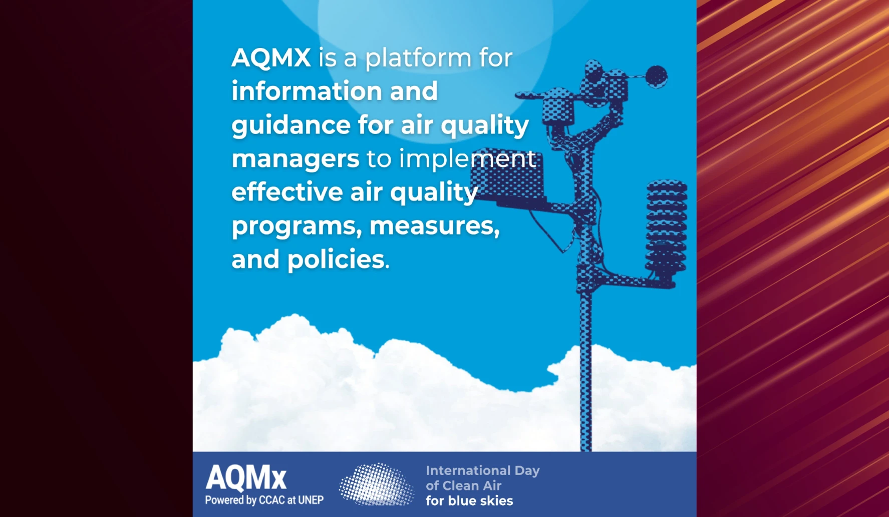 Climate and Clean Air Coalition (CCAC) launched an Air Quality Management Exchange Platform (AQMx) 