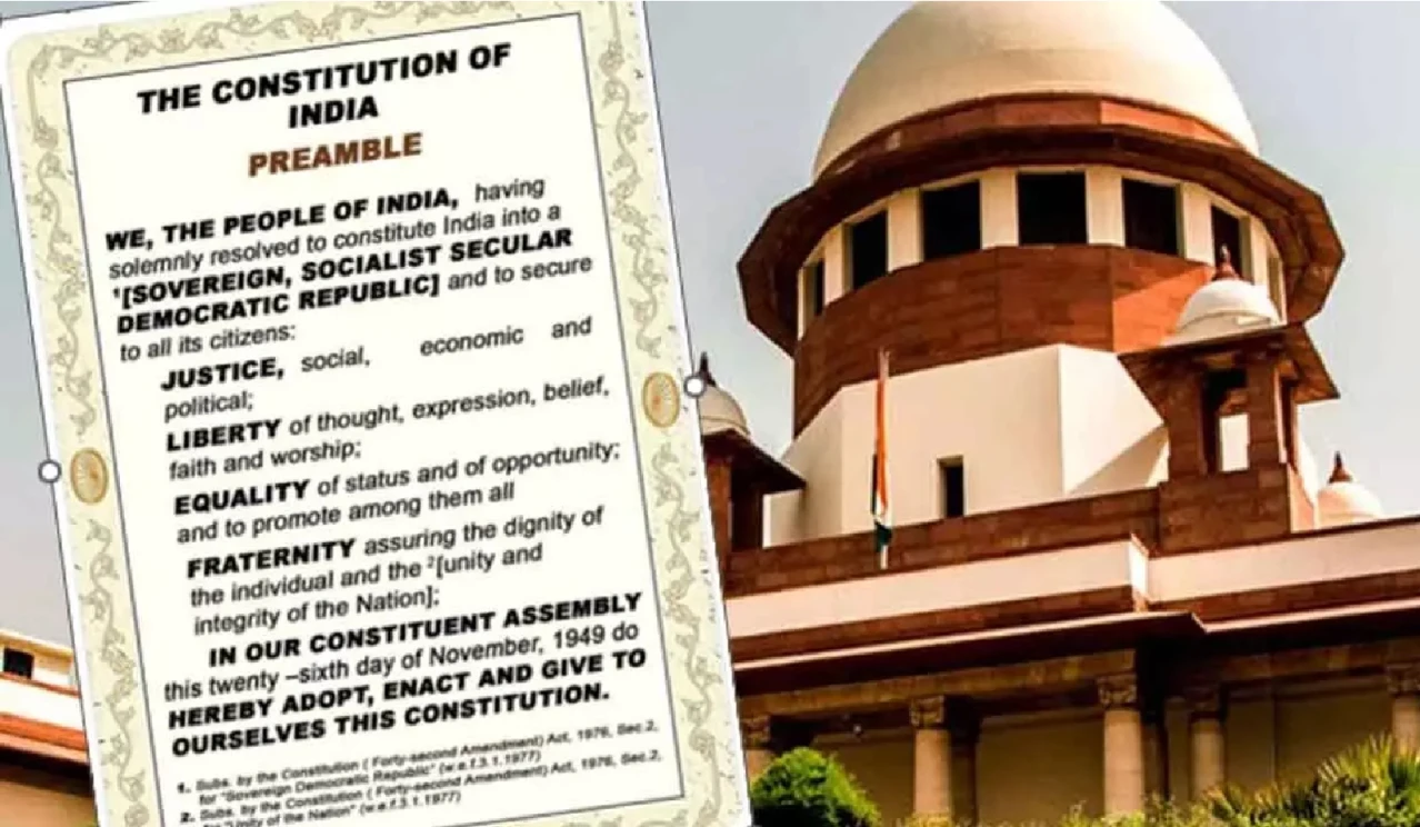 Supreme Court (SC) upheld the inclusion of ‘socialist, secular’ in the Preamble of the Constitution