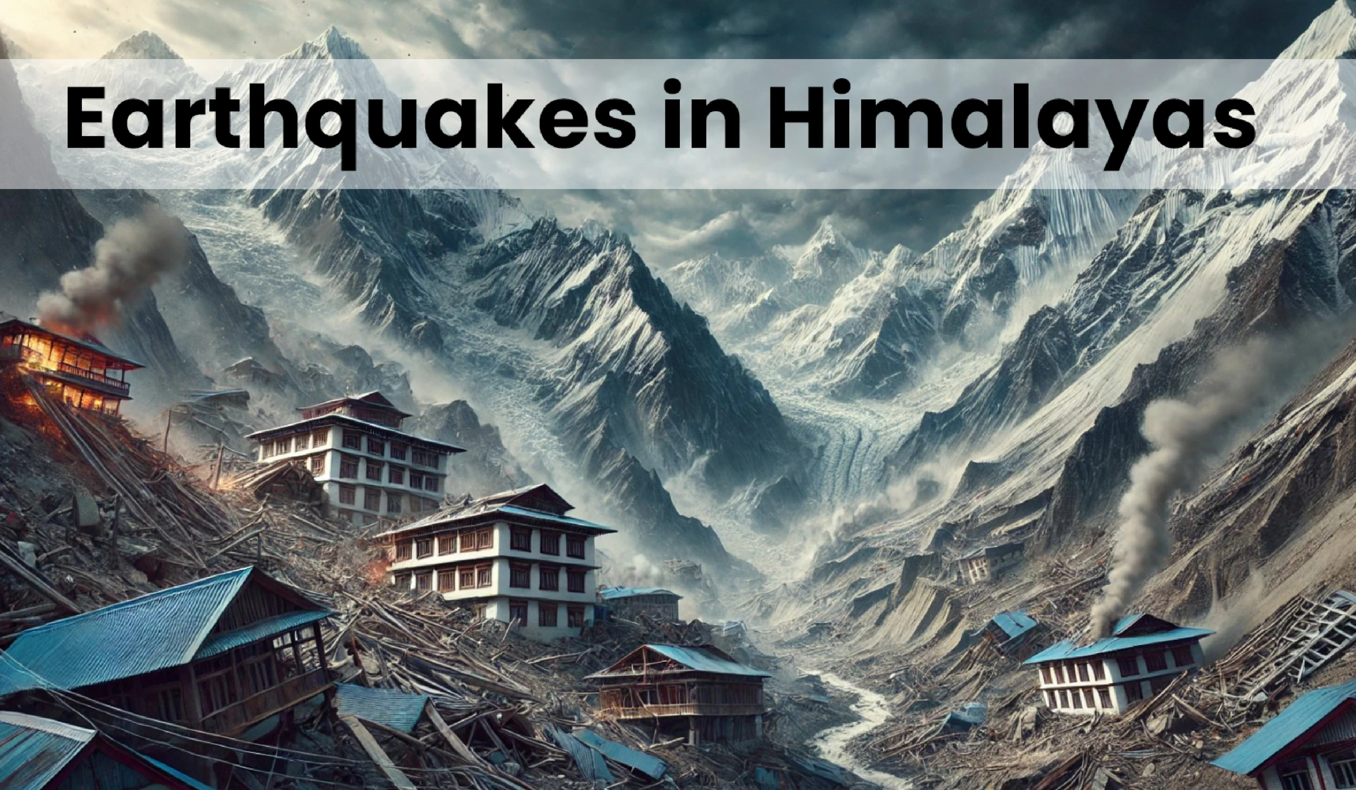 An Earthquake of Magnitude 7.1 Struck Tibet in the Himalayas