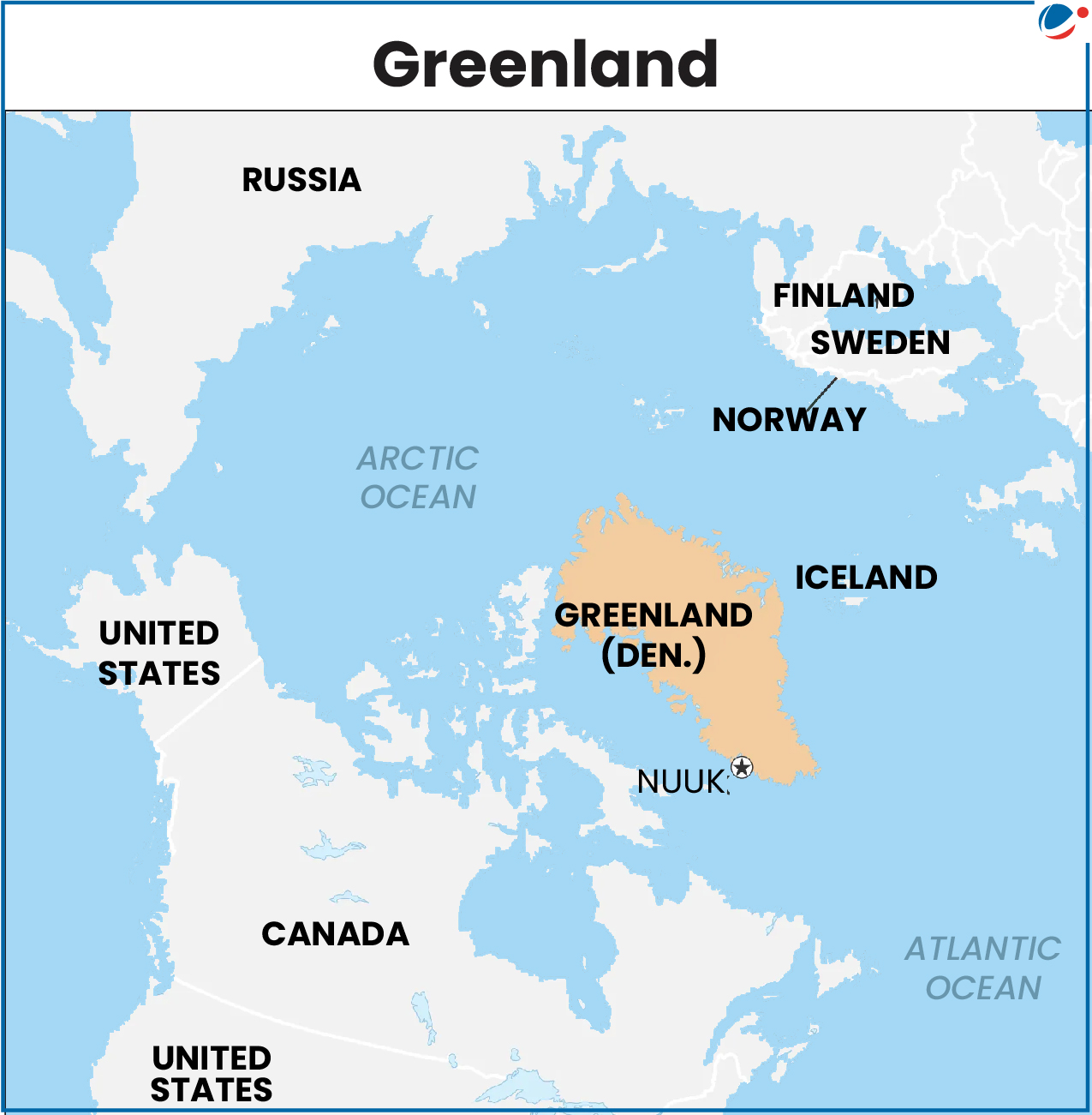 Map of Greenland