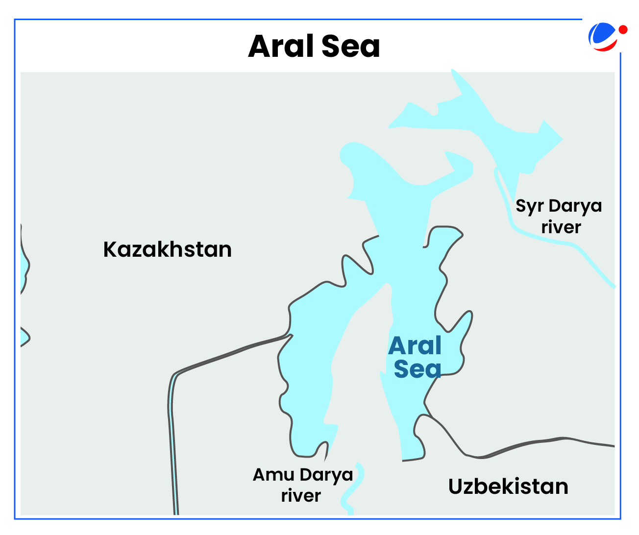 Location of Aral Sea on Map